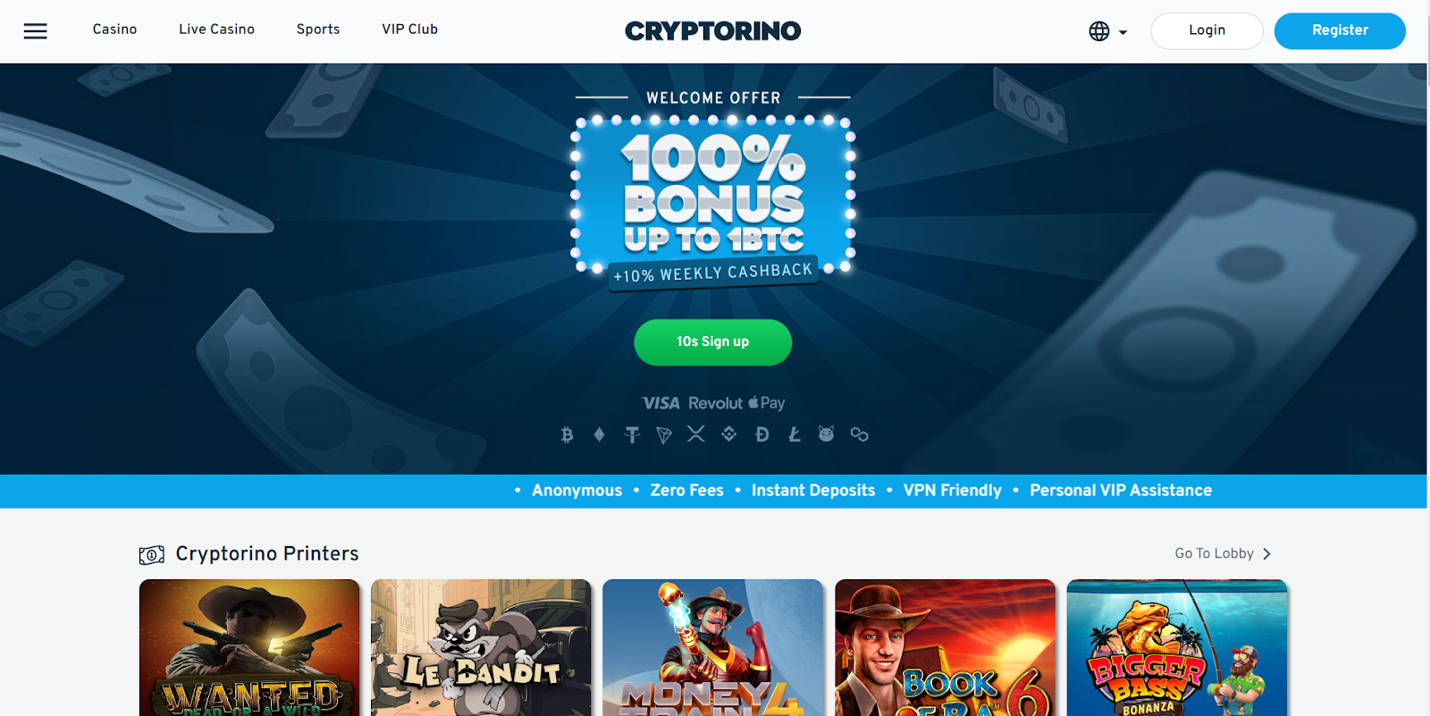 cryptorino crypto casino