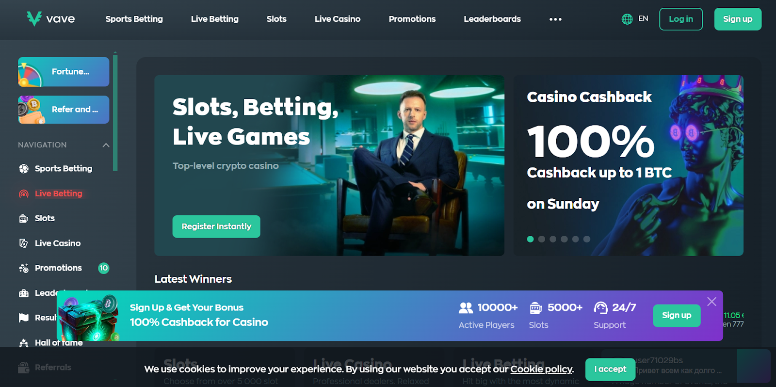 vave crypto casino