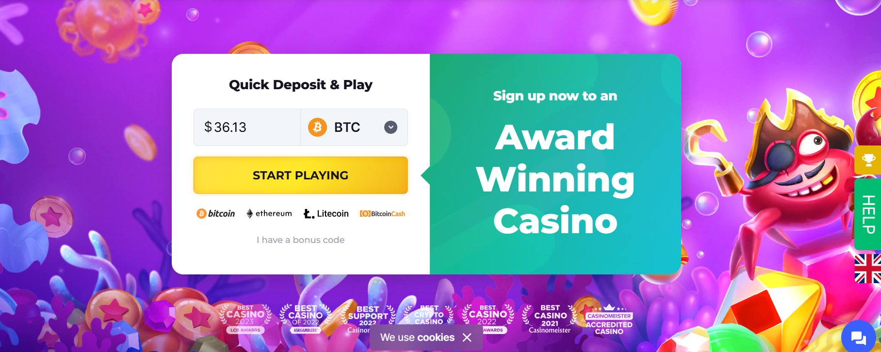 Bitstarz crypto casino